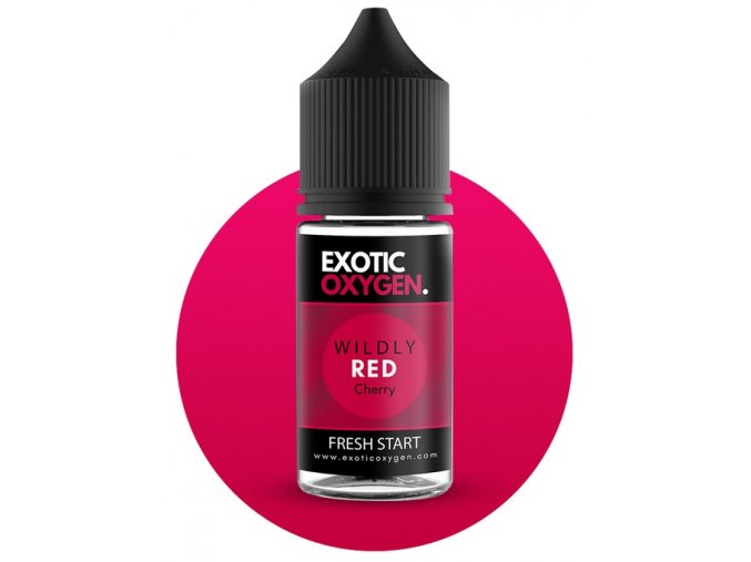 prichute exotic oxygen shake and vape wildly red cherry 10ml