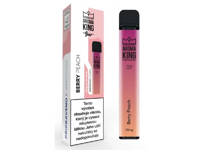 jednorazova e cigareta aroma king classic berry peach 20mg