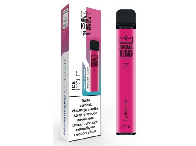 jednorazova e cigareta aroma king classic ice lychee 20mg