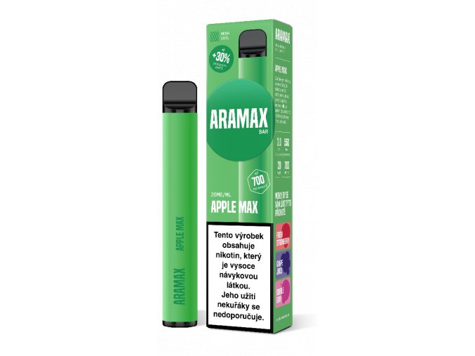 jednorazova e cigareta aramax a700 apple max 20mg