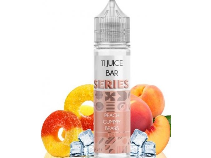prichut ti juice bar series shake and vape peach gummy bears 10ml