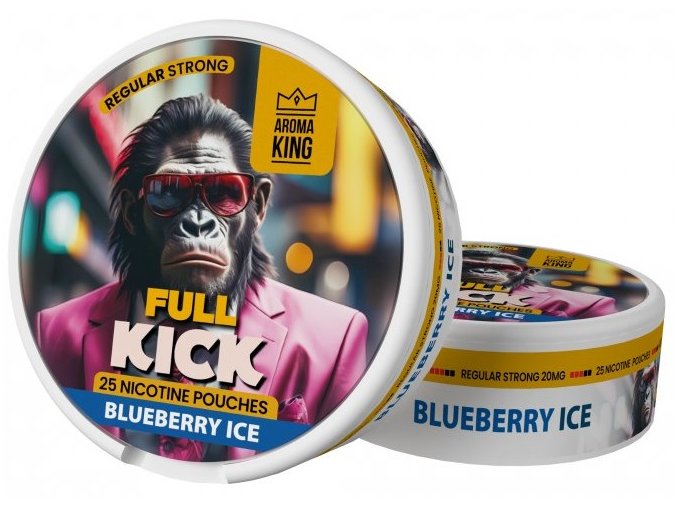 nikotinovy sacek aroma king full kick blueberry ice 20mg