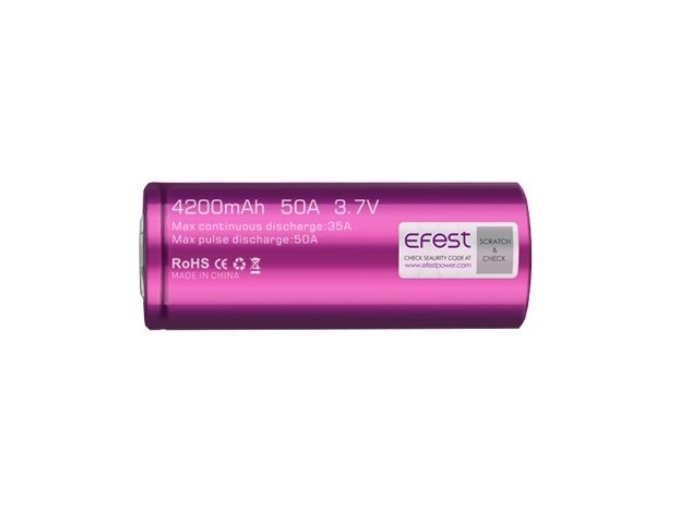 efest baterie typ 26650 4200mah 50a imr