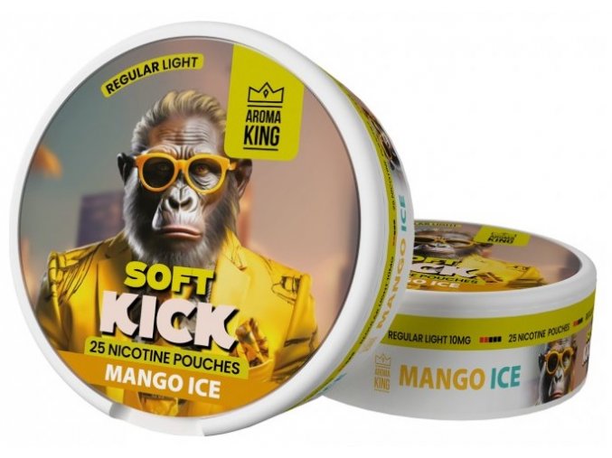 nikotinovy sacek aroma king soft kick mango ice 10mg