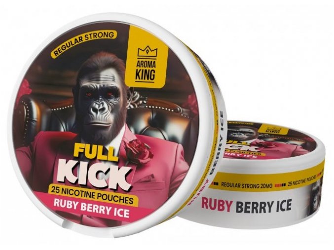 nikotinovy sacek aroma king full kick rubby berry ice 20mg