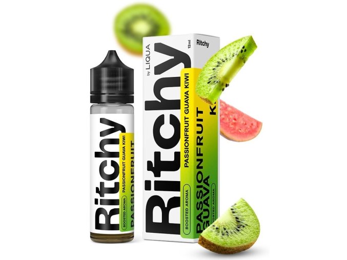 prichut ritchy passionfruit guava kiwi 12ml shake and vape