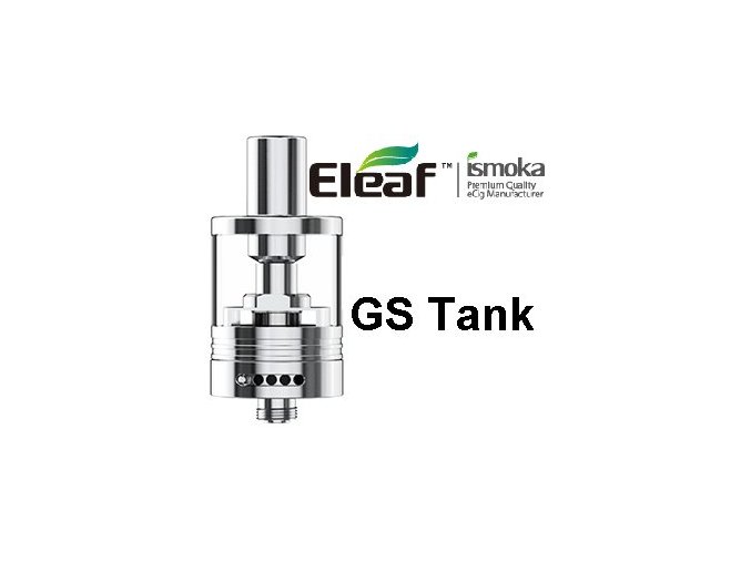 ismoka eleaf gs tank clearomizer 3ml silver nerez