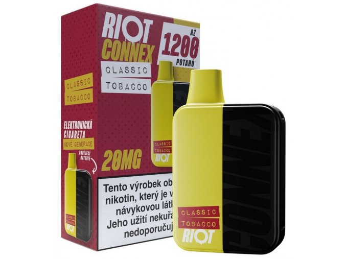 e cigareta riot connex kit classic tobacco 20mg