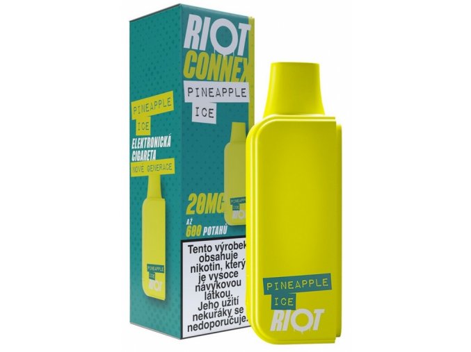 riot connex prednaplnena kapsle pineapple ice 20mg