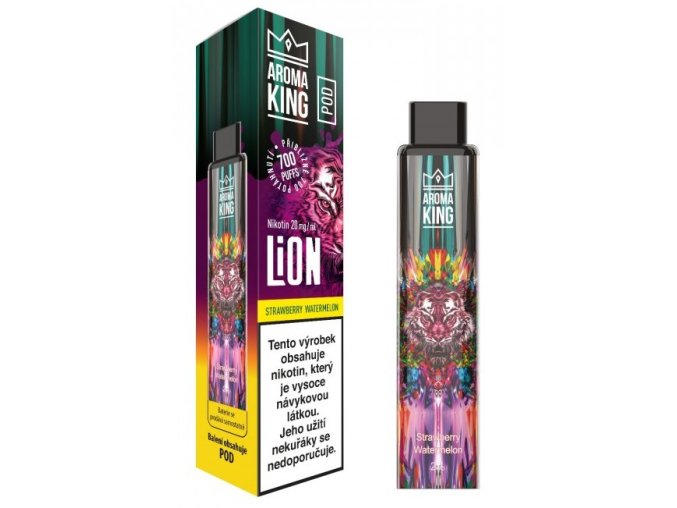 aroma king lion pod cartridge strawberry watermelon 20mg