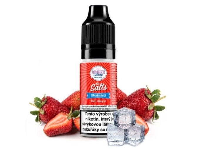 e liquid dinner lady salt strawberry ice 20mg