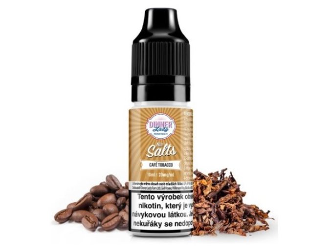 e liquid dinner lady salt cafe tobacco 20mg