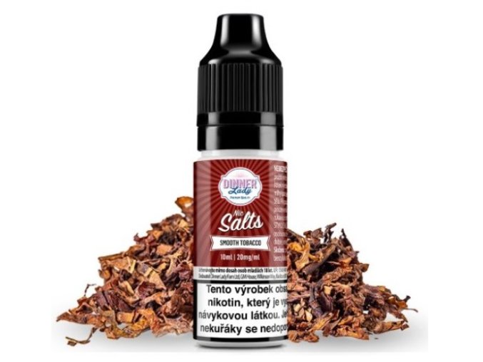 e liquid dinner lady salt smooth tobacco 20mg