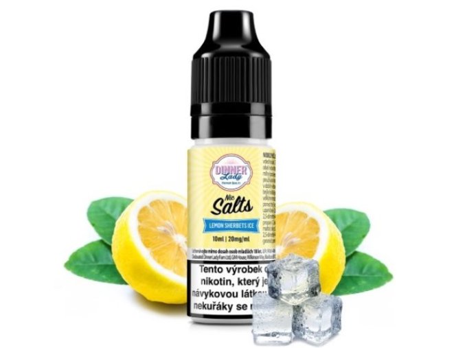 e liquid dinner lady salt lemon sherbets ice 20mg