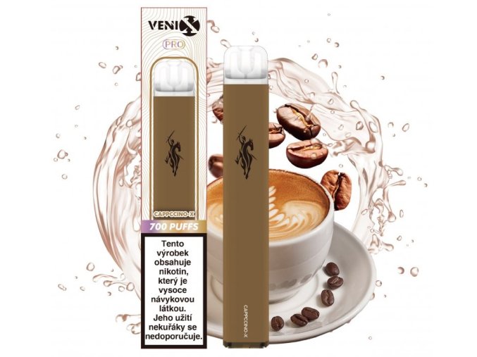 jednorazova e cigareta venix pro cappccino x 18mg