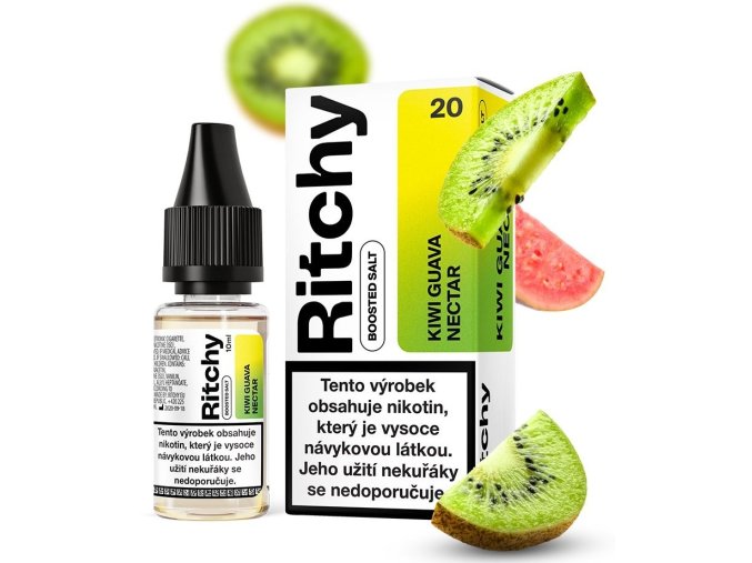 e liquid ritchy salt kiwi guava nectar 10ml 10mg 20mg