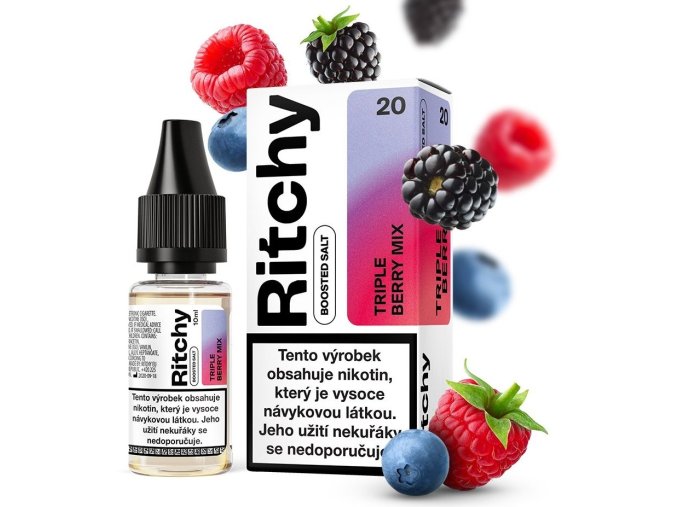 e liquid ritchy salt triple berry mix 10ml 10mg 20mg