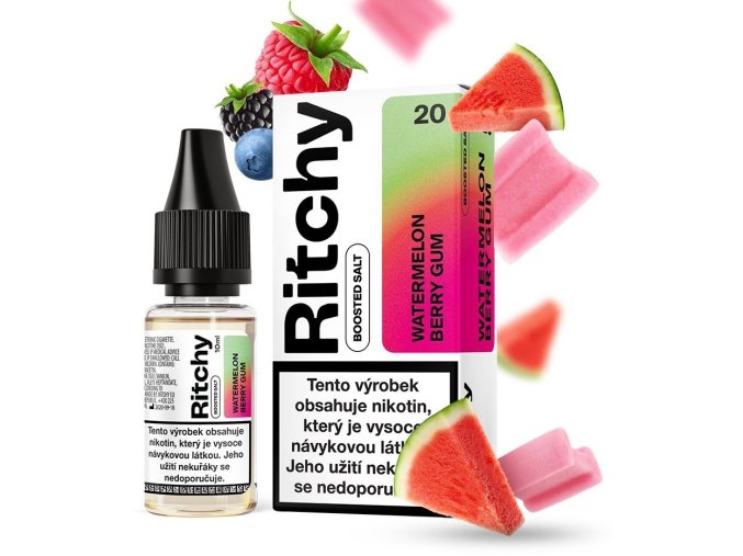 e liquid ritchy salt watermelon berry gum 10ml 10mg 20mg