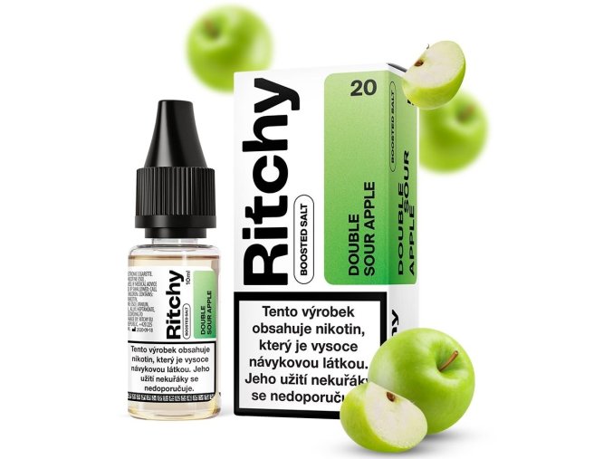e liquid ritchy salt double sour apple 10ml 10mg 20mg