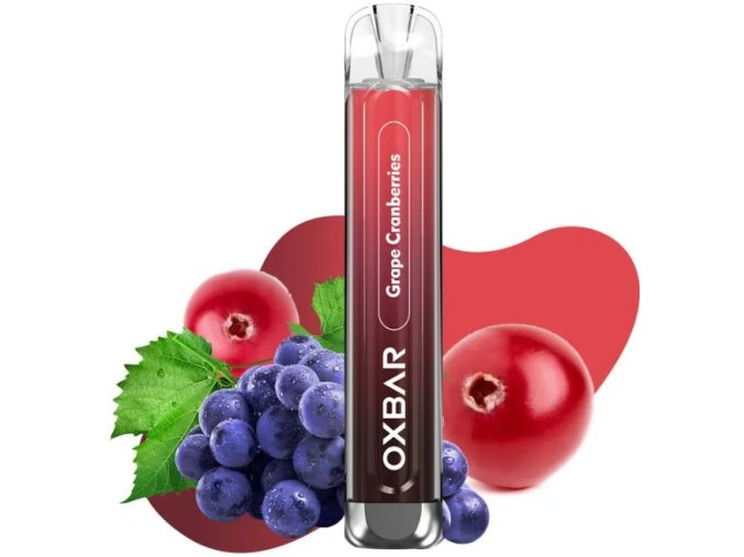 jednorazova e cigareta oxva oxbar c800 grape cranberries 16mg