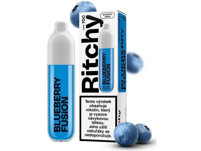 jednorazova e cigareta ritchy blueberry fusion 20mg