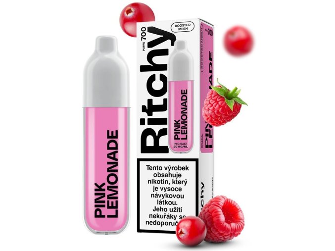 jednorazova e cigareta ritchy pink lemonade 20mg