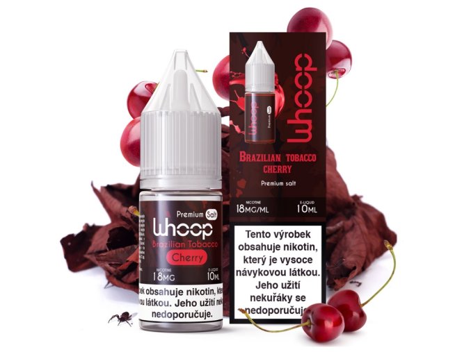 e liquid whoop brazilian tobacco cherry 10ml 0mg 6mg 12mg 18mg