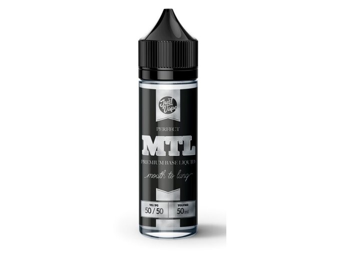 justvape mtl beznikotinova baze 50vg 50pg 50ml
