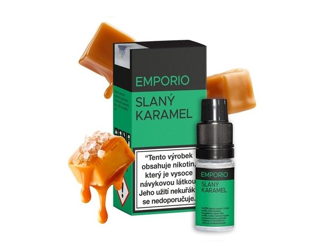 e liquid emporio slany karamel 10ml 0mg 3mg 6mg 9mg 12mg 18mg