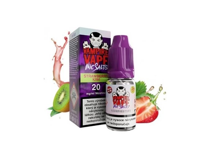 e liquid vampire vape ns salt strawberry kiwi 10ml 20mg