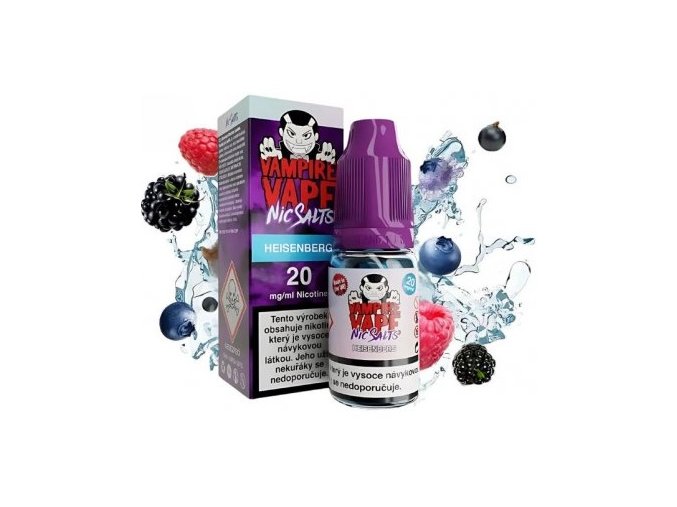 e liquid vampire vape ns salt heisenberg 10ml 20mg