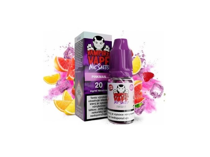 e liquid vampire vape ns salt pinkman 10ml 20mg
