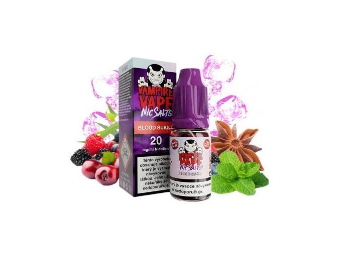 e liquid vampire vape ns salt blood sukka 10ml 20mg