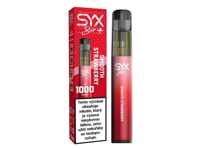 jednorazova e cigareta syx bar 1000 smooth strawberry ice cream