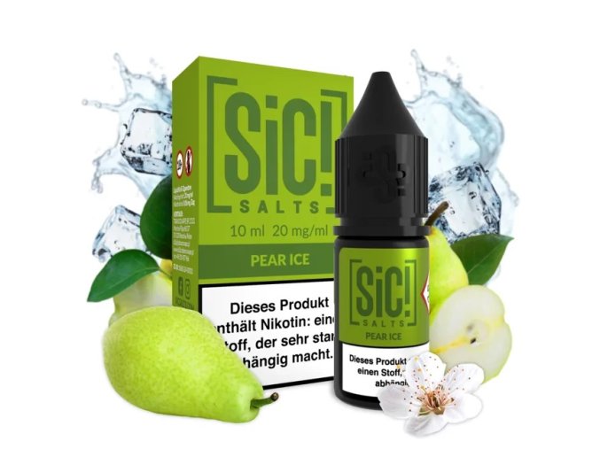 e liquid sic salts pear ice 10ml 20mg