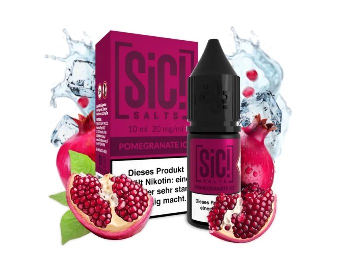 e liquid sic salts pomegranate ice 10ml 20mg