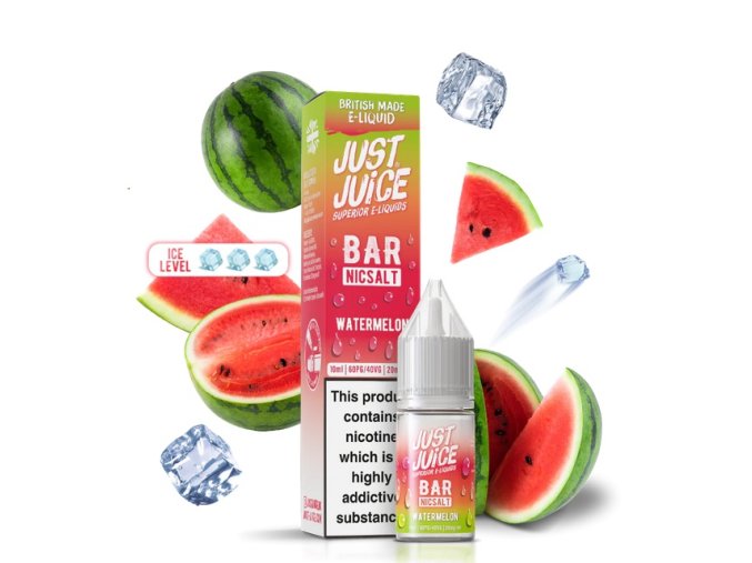 e liquid just juice salt watermelon 10ml 10mg 20mg