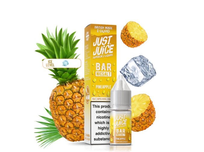 e liquid just juice salt pineapple 10ml 10mg 20mg