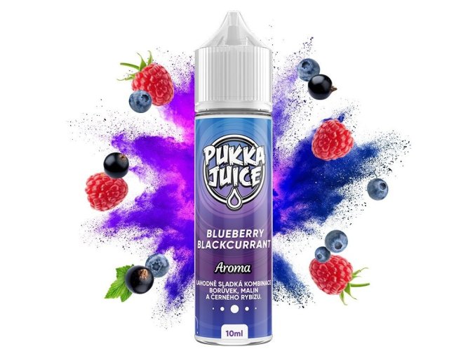 prichut pukka juice shake and vape blueberry blackcurrant 10ml