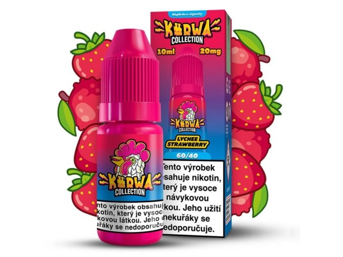 e liquid kurwa collection lychee strawberry 20mg