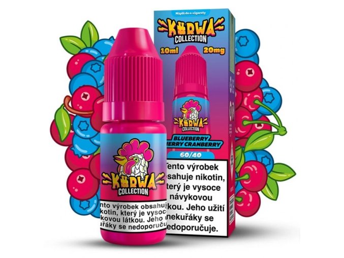 e liquid kurwa collection blueberry cherry cranberry 20mg