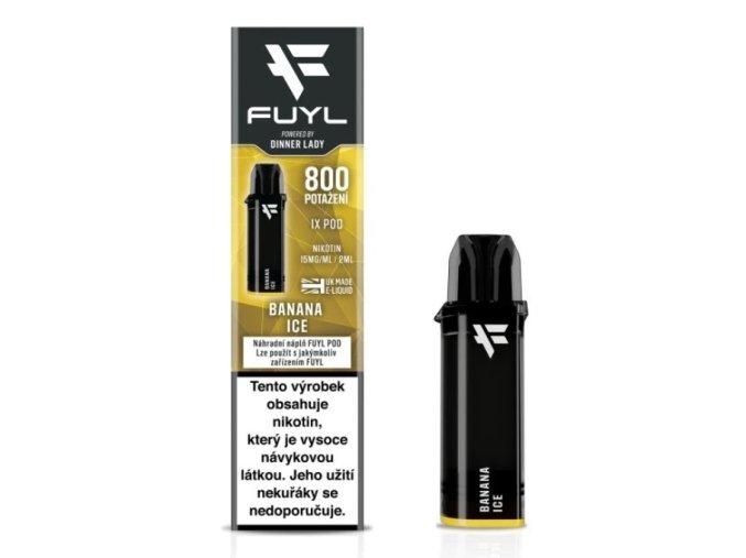 dinner lady fuyl pod napln banana ice 15mg