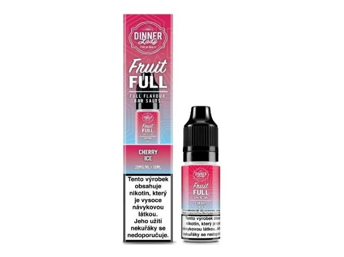 e liquid dinner lady bar salts fruit full cherry ice 10ml 20mg