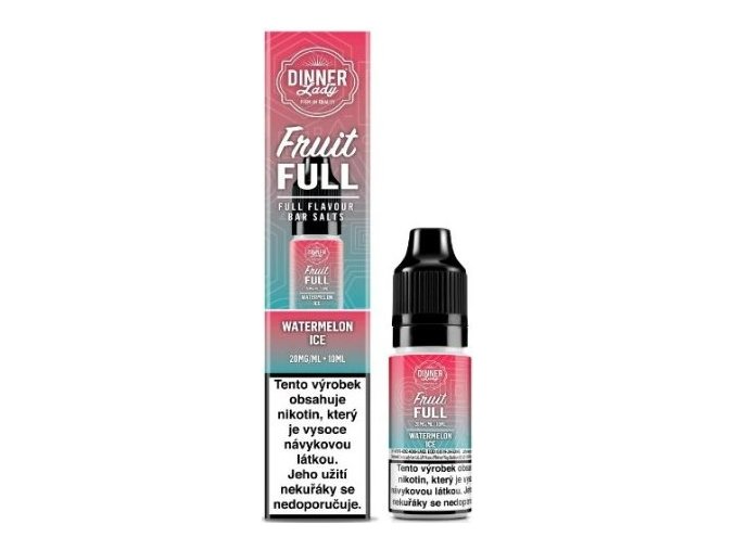 e liquid dinner lady bar salts fruit full watermelon ice 10ml 20mg
