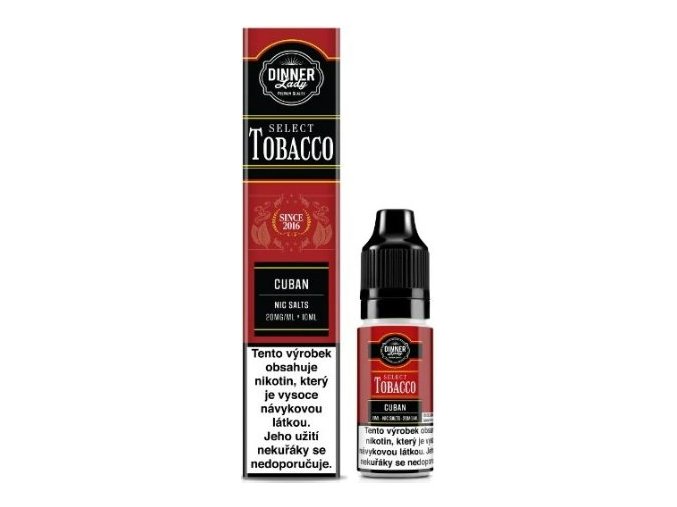 e liquid dinner lady bar salts tobacco cuban tobacco 10ml 20mg