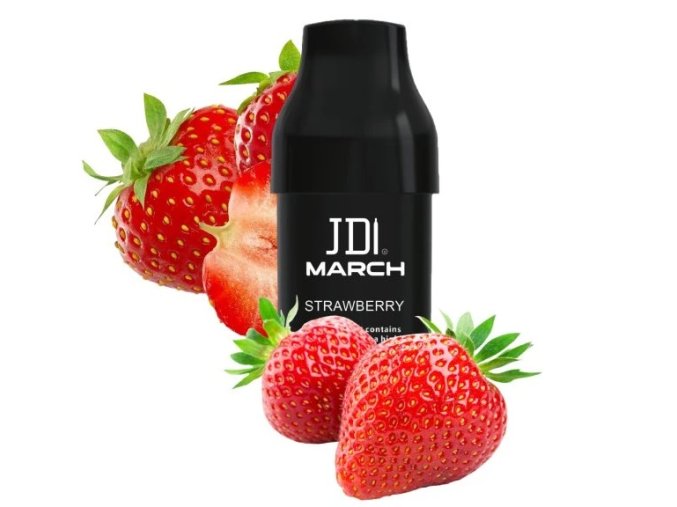 jdi march pod jahoda strawberry cartridge 20mg 2ml
