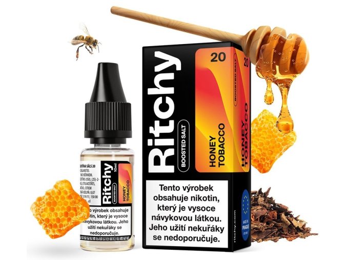 e liquid ritchy salt honey tobacco 10ml 10mg 20mg