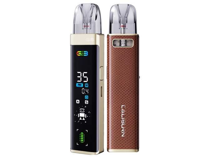 uwell caliburn g3 pro brown leather 1000mah