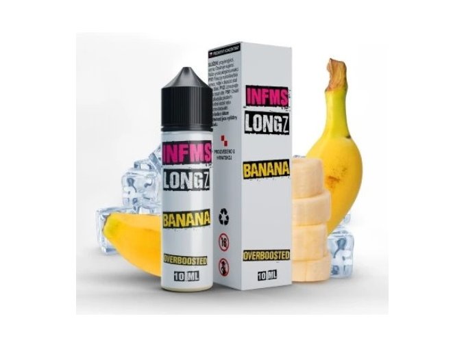 prichut infamous longz banana 10ml shake and vape