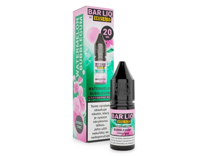 e liquid zeus juice bar salt watermelon bubblegum 20mg 10ml